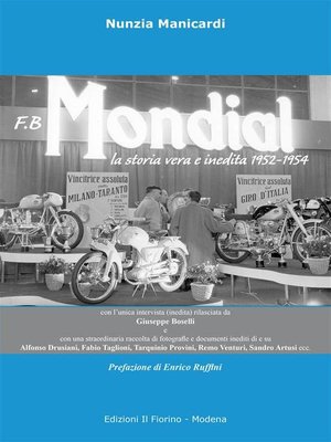 cover image of F.B MONDIAL la storia vera e inedita 1952-1954
